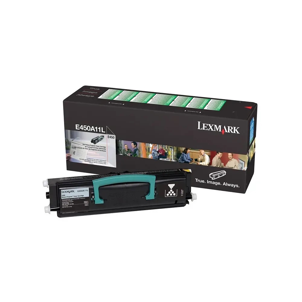 Toner Lexmark E450A11L Original Preto para Impressoras E450 E450N E450DN Rendimento 6.000 Páginas