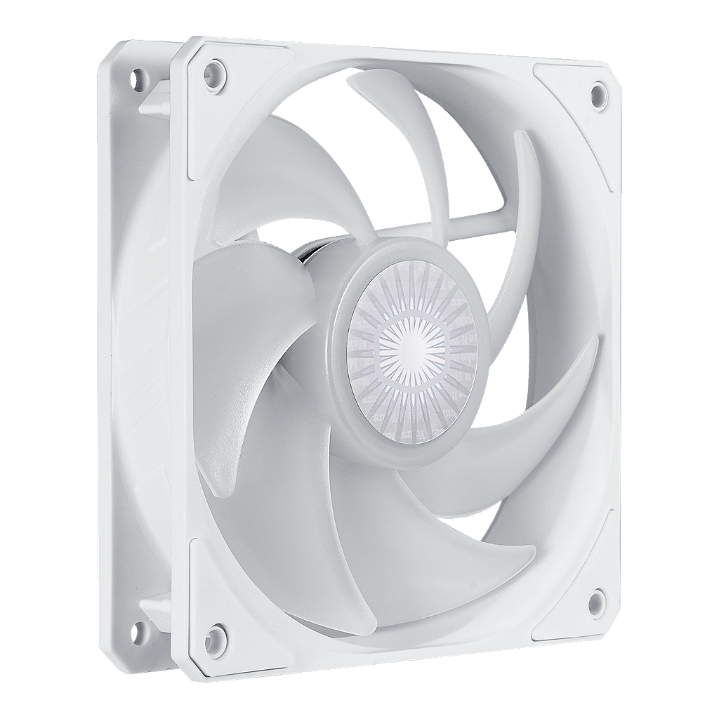 Kit 3 Fans Cooler Master SickleFlow 120 ARGB Branco 120mm com Controladora MFX-B2DW-183PA-R1 - Imagem 5