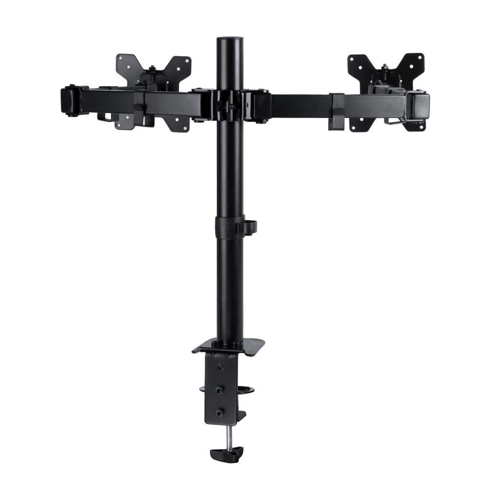 Suporte Articulado Vinik SM341C para 2 Monitores de 13 a 32 polegadas VESA 75x75 100x100 Fixação Prensa Preto - Imagem 3