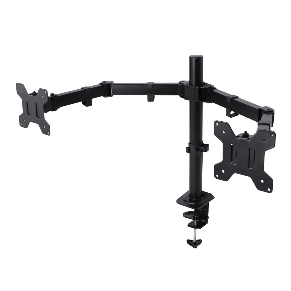 Suporte Articulado Vinik SM341C para 2 Monitores de 13 a 32 polegadas VESA 75x75 100x100 Fixação Prensa Preto - Imagem 4