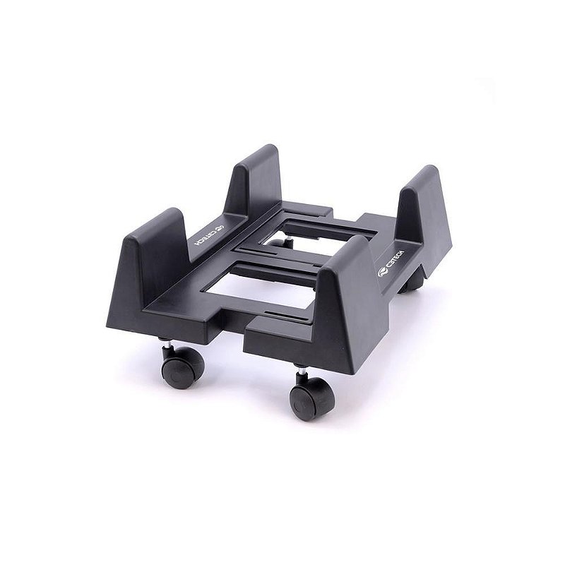 Suporte para Gabinete C3Tech SC-20BK com Rodas AT/ATX até 10kg
