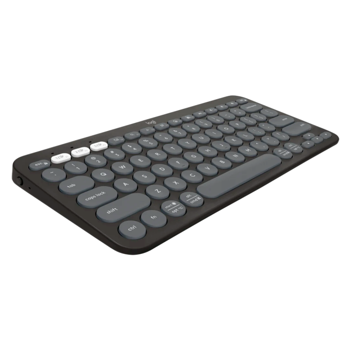 Teclado Sem Fio Logitech Pebble Keys 2 K380s Bluetooth Multi-dispositivo Slim Grafite - Imagem 2