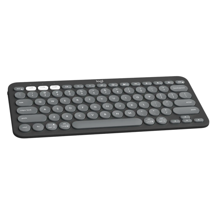 Teclado Sem Fio Logitech Pebble Keys 2 K380s Bluetooth Multi-dispositivo Slim Grafite - Imagem 3