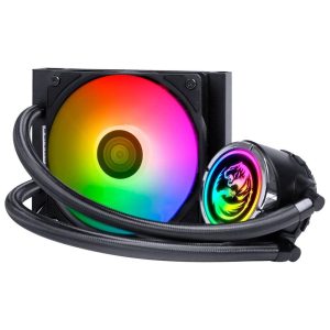 Water Cooler PCyes Nix 2 ARGB 120mm PWM TDP 200W para Intel LGA 1700/1200/115X e AMD AM4/TR4 PCYWCNIX120
