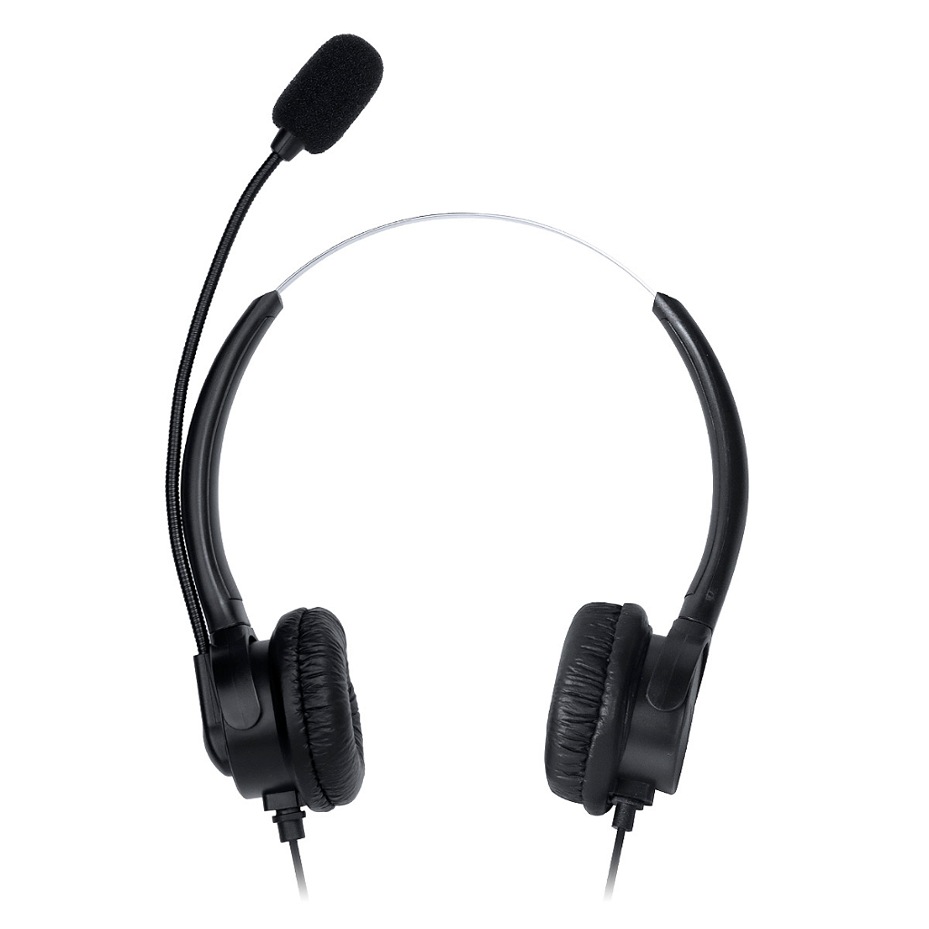 Headset Biauricular Vinik Corp Duo VK500 USB com Microfone Omnidirecional e Controle de Volume no Cabo - Imagem 4
