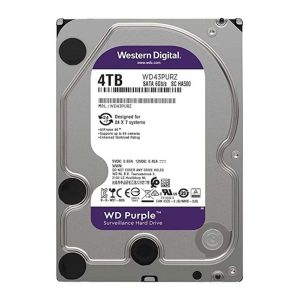 HD Purple 4TB SATA Cache 256GB 5400RPM WD43PURZ Surveillance Western Digital