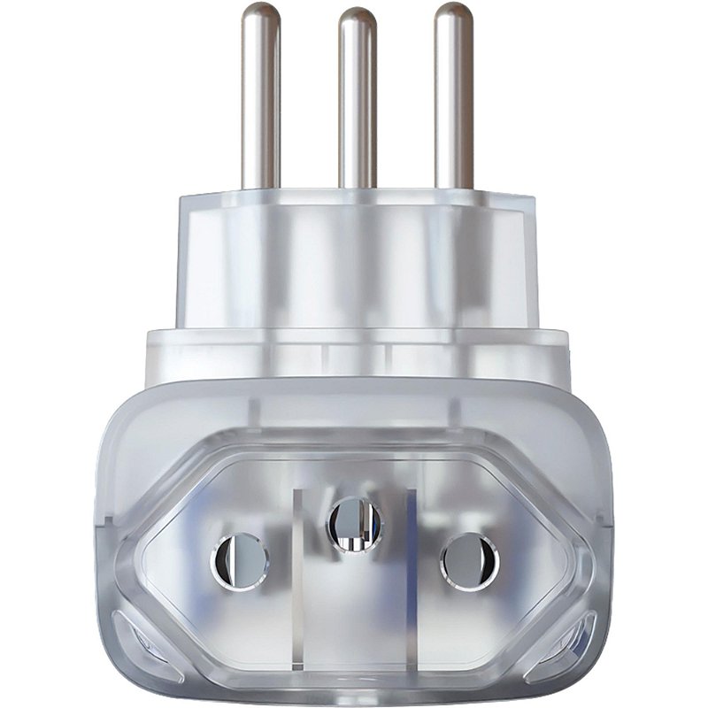 Protetor de Surtos CLAMPER Pocket Fit com 1 Tomada 20A 3 Pinos Transparente - foto 2