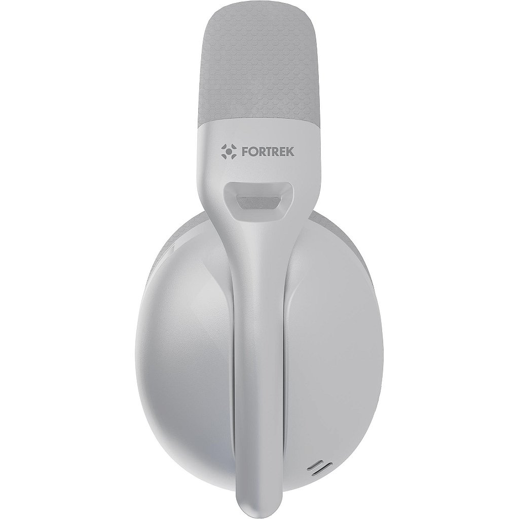 Headset FORTREK Wise Air Wireless Multiconexão com Microfone Branco - foto 5