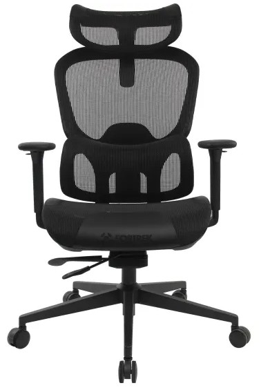 Cadeira Gamer FORTREK Ergo One com Regulagem de Altura Revestimento PU Preto e Vermelho - foto 4