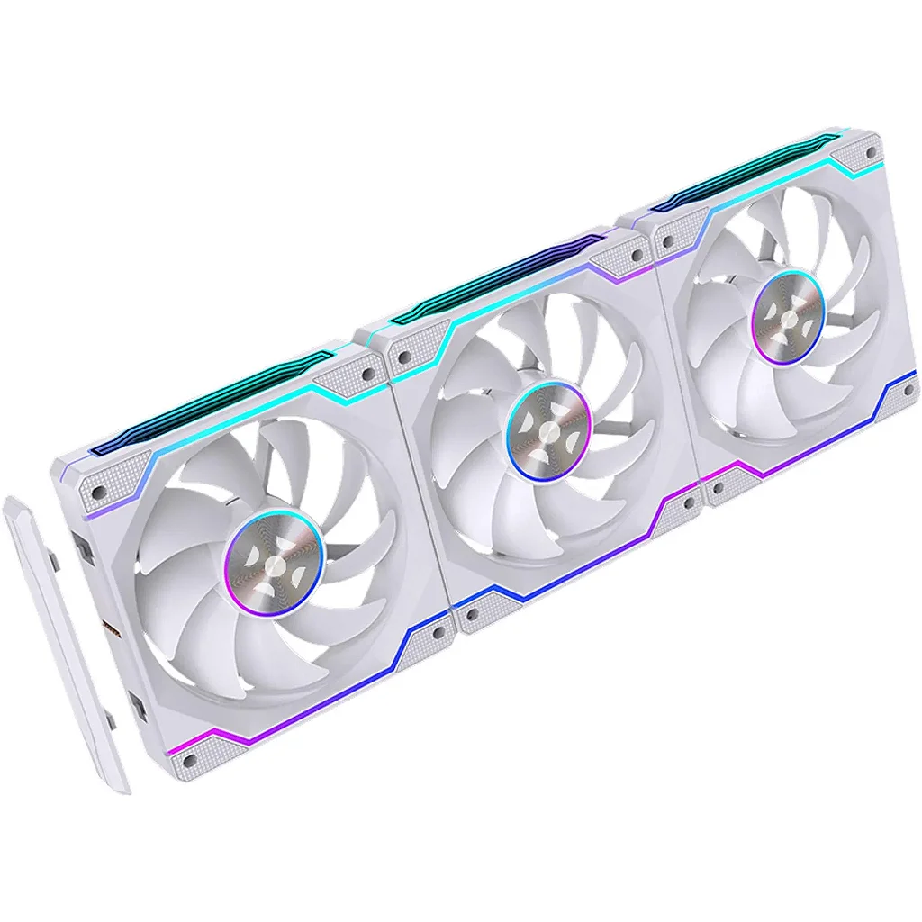 Cooler Fan FORTREK Twister BR 120mm ARGB Sem Fio Preto - foto 2