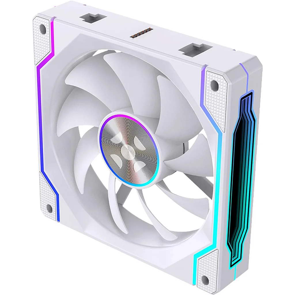 Cooler Fan FORTREK Twister BR 120mm ARGB Sem Fio Preto - foto 5