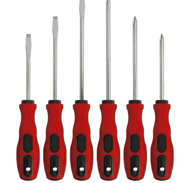 Kit 6 Chaves de Fenda e Philips FNX GAMER TOO628 Aço CR-V Cromada