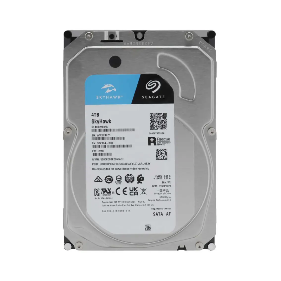 HD Interno SEAGATE SkyHawk 4TB 3.5pol SATA III 5400RPM 256MB Cache 3CV104-300 para Vigilância - foto 2