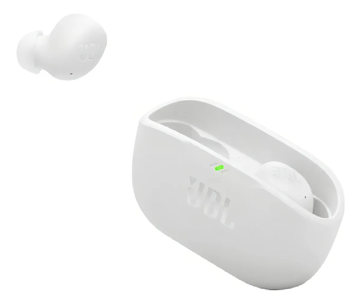 Headset TWS jbl Wave Buds 2 Bluetooth 5.3 Cancelamento de Ruído IP54 Branco - foto 6