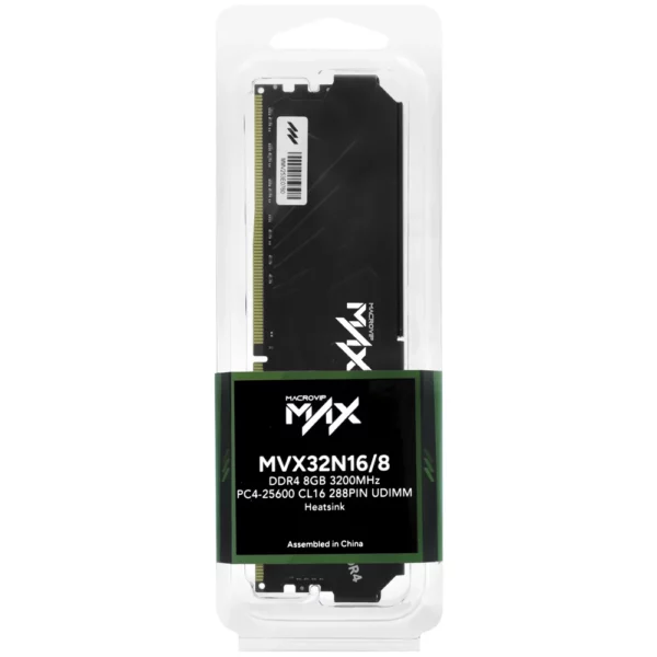 Memória RAM DDR4 8GB 3200MHz Desktop MACROVIP MVX32N16/8 - foto 2