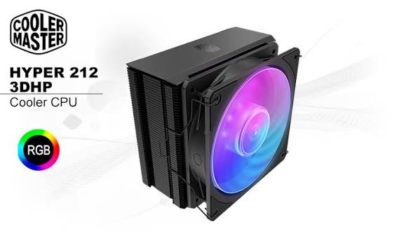 Cooler para Processador MASTER Hyper 212 3DHP 120mm Intel LGA1851/1700/1200/115X AMD AM5/AM4 2050RPM ARGB Preto - foto 2
