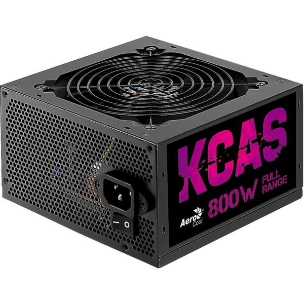 Fonte AEROCOOL KCAS 800W 80Plus Bronze PFC Ativo