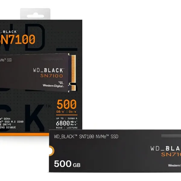 SSD WESTERN DIGITAL WD_BLACK SN7100 500GB NVMe PCIe 4.0 M.2 2280 6800MB/s