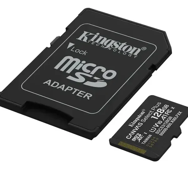 Cartão de Memória SDXC KINGSTON Canvas Select Plus 128GB 150MB/s UHS-I U1 V10 para 4K