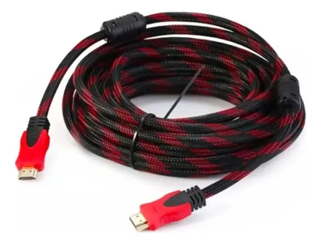 Cabo HDMI 1.4 25 Metros com Filtro Full HD 1080p para TV e Monitor Preto