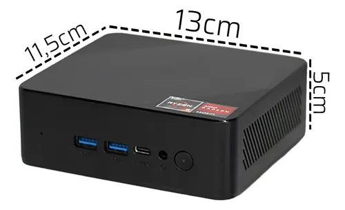 Mini PC BLUECASE BBOX3R535US2ND AMD Ryzen 5 3500U Barebone Wi-Fi AC Bluetooth 4.2 USB-C HDMI DP - foto 5