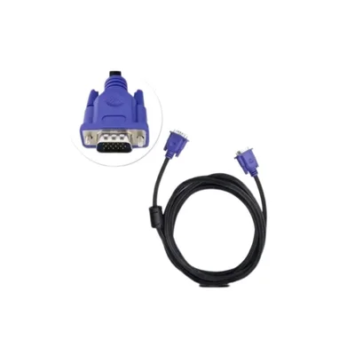 Cabo VGA 1.8 Metros com Filtro KROSS ELEGANCE KE-CBS0110 para Monitor e PC Azul - foto 4