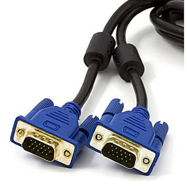 Cabo VGA 1.8 Metros com Filtro KROSS ELEGANCE KE-CBS0110 para Monitor e PC Azul