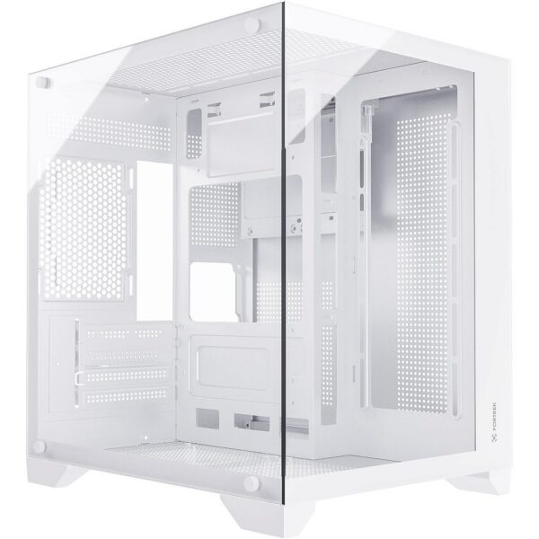 PC Gamer Ryzen 7 5700X RTX 3050 8GB 16GB DDR4 SSD 256GB NVMe Water Cooler Gabinete Fortrek Clarity Branco