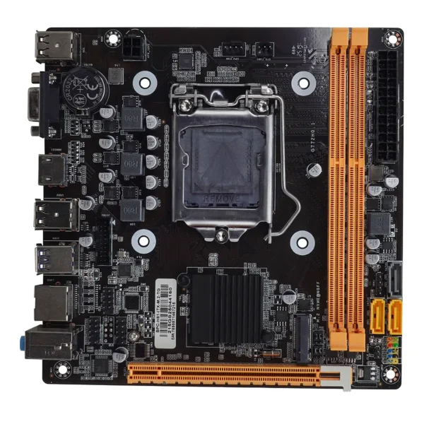 Placa-Mãe LGA1150 H81 PC-TECH H81DA DDR3 VGA HDMI USB 3.0 Gigabit LAN M.2 NVMe mATX
