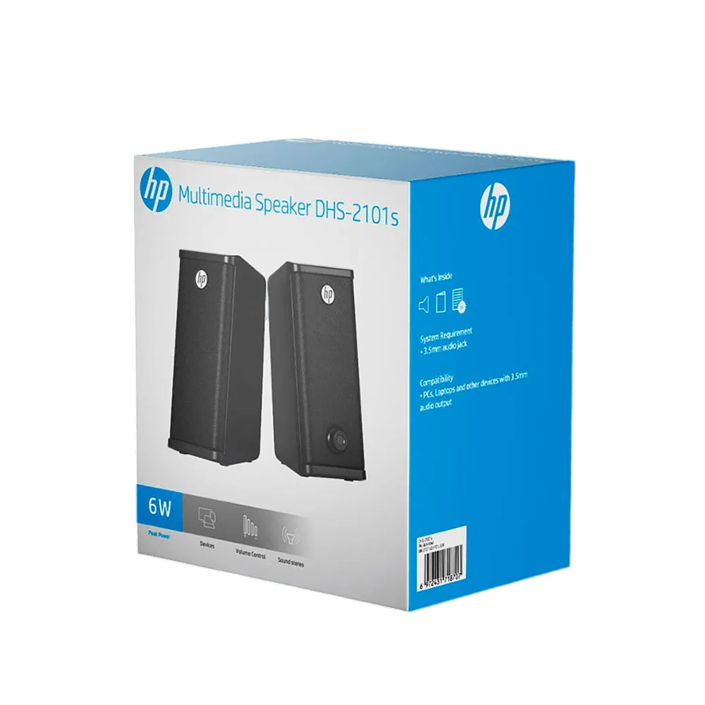 Caixa de Som HP DHS-2101S 6W P2 USB Estéreo Inclinado - foto 4