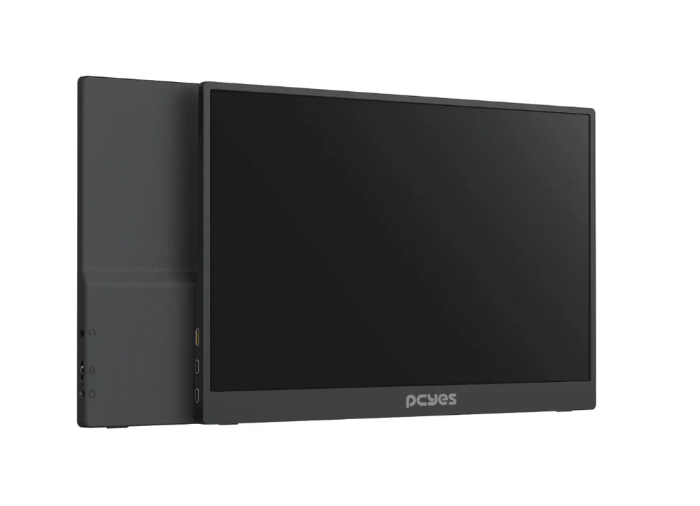 Monitor Portátil PCYES Quartzo Q15F 15.6pol FHD IPS 60Hz 5ms Mini HDMI USB Type-C Preto - foto 2
