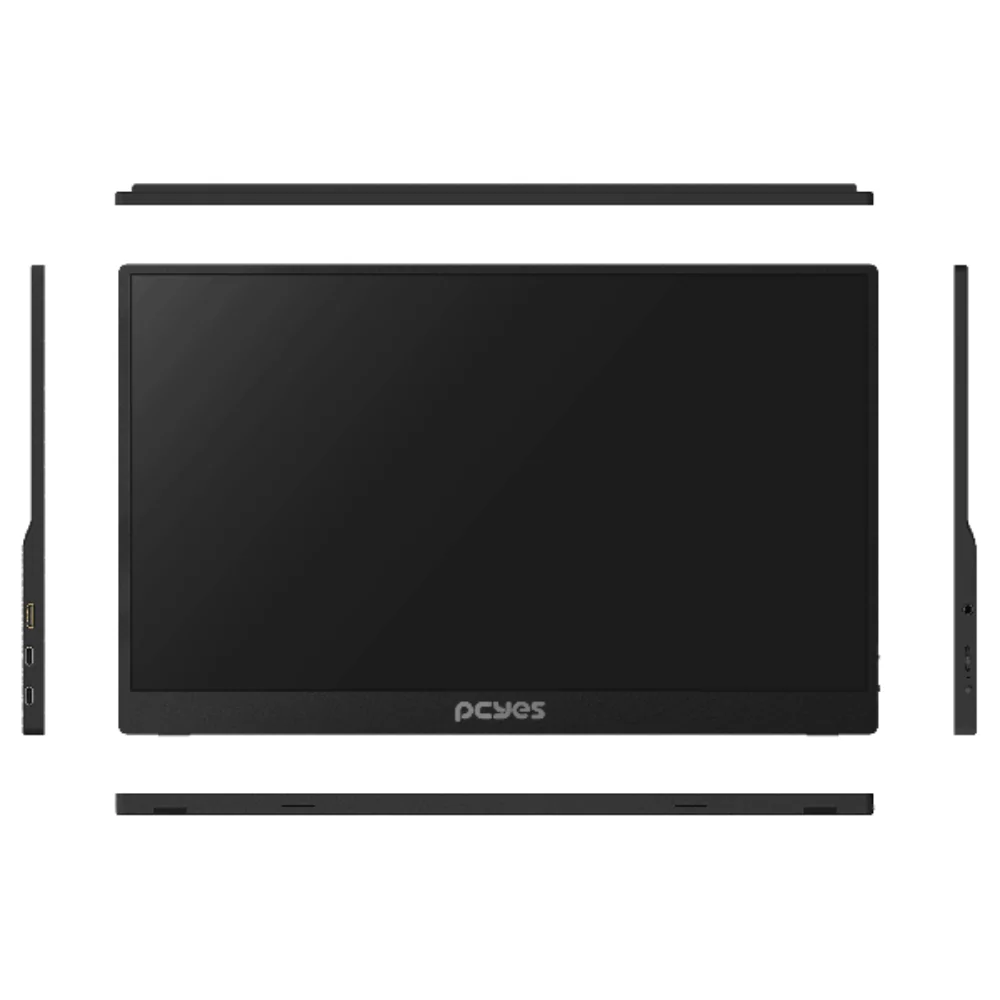 Monitor Portátil PCYES Quartzo Q15F 15.6pol FHD IPS 60Hz 5ms Mini HDMI USB Type-C Preto - foto 4