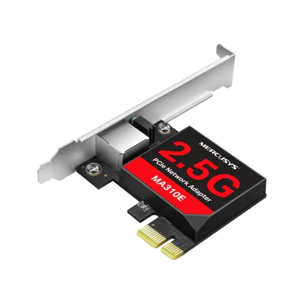Placa de Rede PCIe 2.5GbE MERCUSYS MA310E Wake-on-LAN EEE