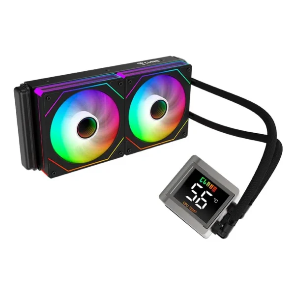 Water Cooler CLANM 240mm ICE WIND ARGB com Display