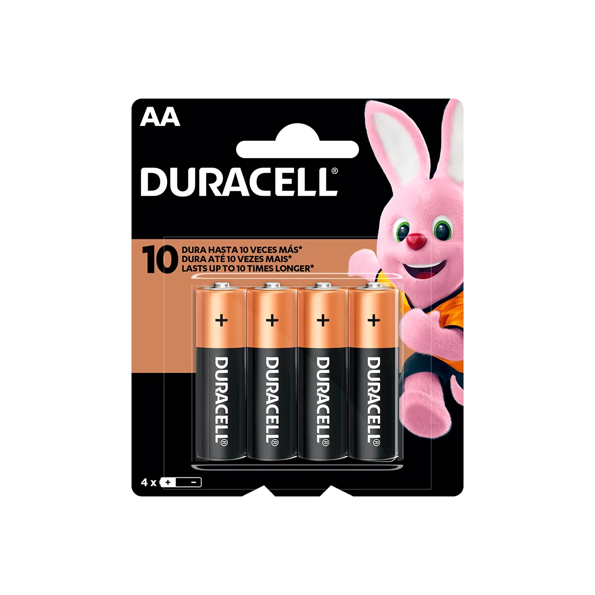 Pilha Alcalina AA DURACELL 1.5V LR6 MN1500 Cartela com 4 Unidades - foto 2