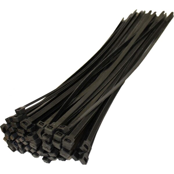 Abraçadeira Nylon 2.5x100mm STORM Preta Pacote com 100 unidades