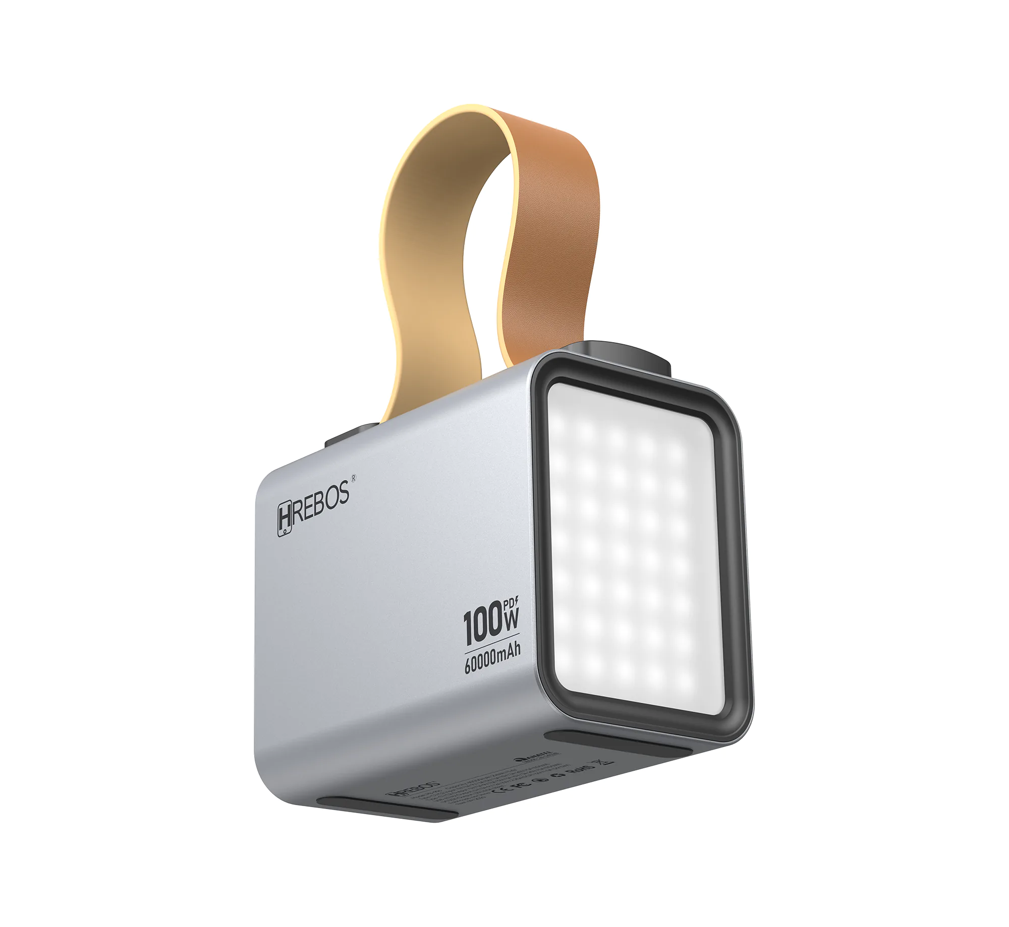Power Bank Portátil HREBOS PB-996 60000mAh 100W com Lanterna LED Starlink - foto 3