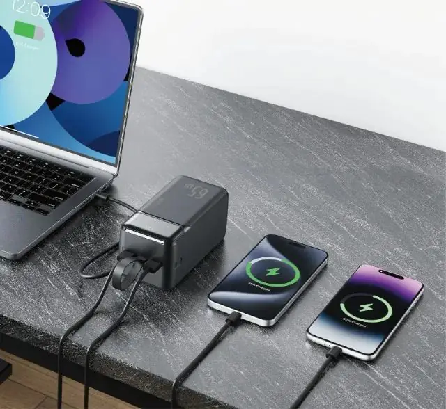 Power Bank Portátil HREBOS PB-960 50000mAh 65W USB-C Preto - foto 5