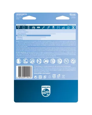 Pilha Alcalina Kit com 20 Unidades (10x AA + 10x AAA) 1.5V PHILIPS LR036P20BP/59 - foto 2