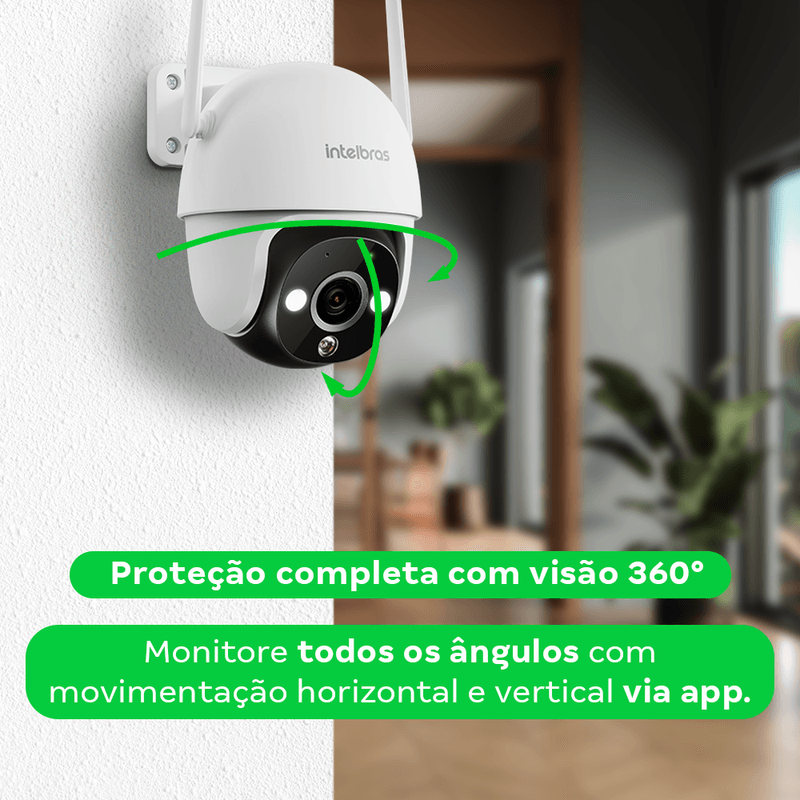 Câmera de Segurança INTELBRAS IM7 S Full Color Wi-Fi HD Pan/Tilt IP66 MicroSD 256GB - foto 6