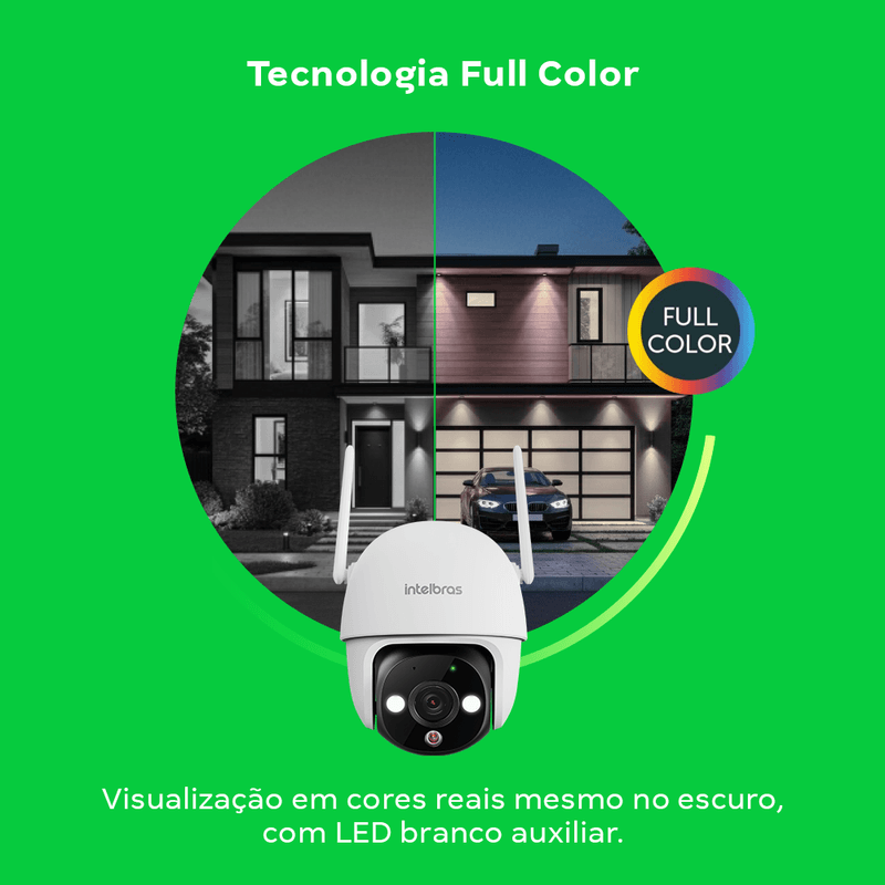 Câmera de Segurança INTELBRAS IM7 S Full Color Wi-Fi HD Pan/Tilt IP66 MicroSD 256GB - foto 5