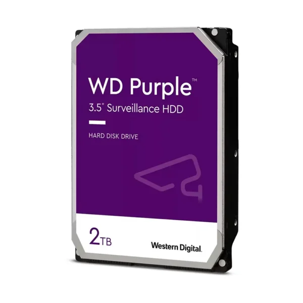 HD Interno WESTERN DIGITAL WD23PURZ 2TB 3.5pol SATA III 5400RPM 64MB Cache para Vigilância CFTV