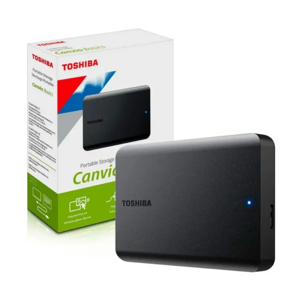 HD Externo TOSHIBA Canvio Basics 4TB USB 3.2 Gen1 2.5pol Preto