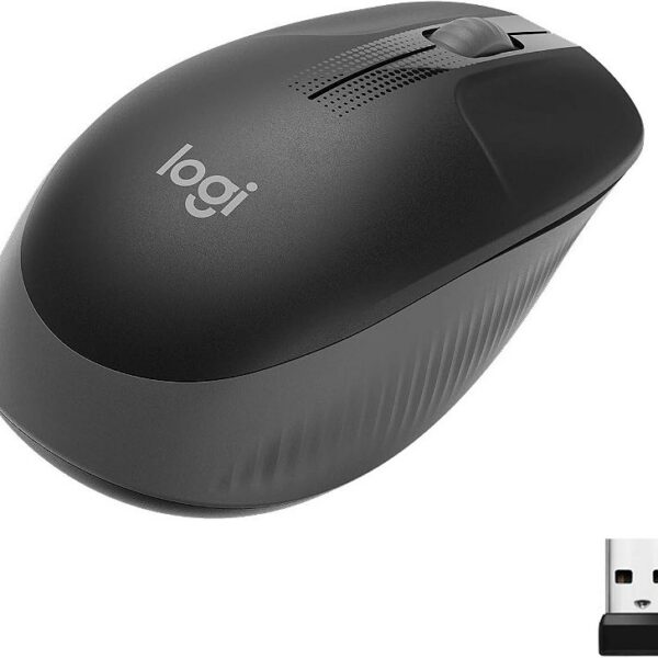 Mouse LOGITECH M190 910-005902 Sem Fio 1000DPI Cinza