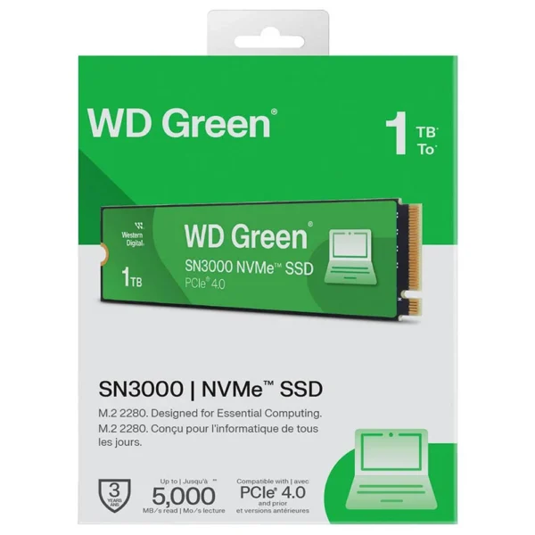 SSD WESTERN DIGITAL SN3000 1.0TB NVMe M.2 5000/4200MB/s