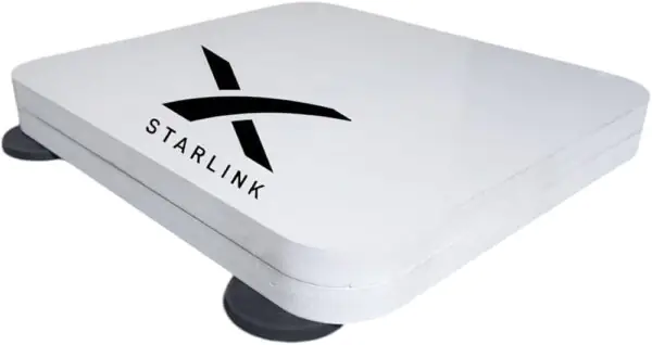 Suporte Veicular Magnético para Starlink Mini 4 Ímãs 66mm Branco