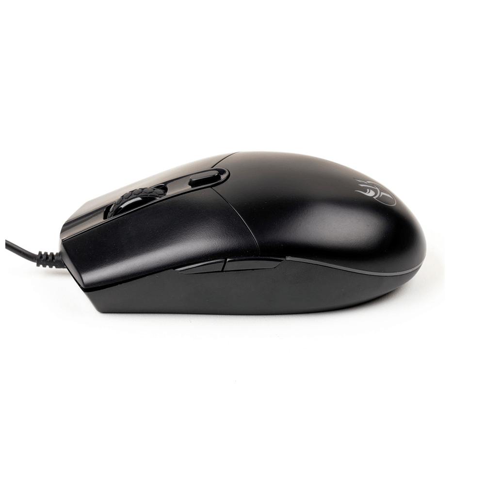 Mouse KROSS ELEGANCE KE-MG105 6400DPI Com Fio USB RGB Preto 6 Botões - foto 4