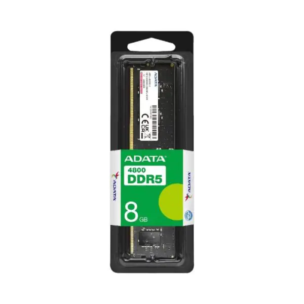 Memória RAM DDR5 8GB 4800MHz Desktop ADATA AD5U48008G-S