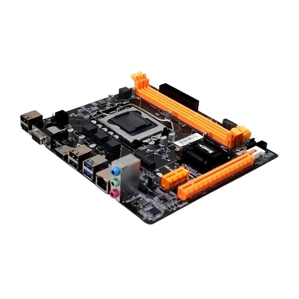 Placa-Mãe LGA1151 H110 PC-TECH H110DA DDR4 NVMe M.2 VGA HDMI USB 3.0 Gigabit mATX - foto 2