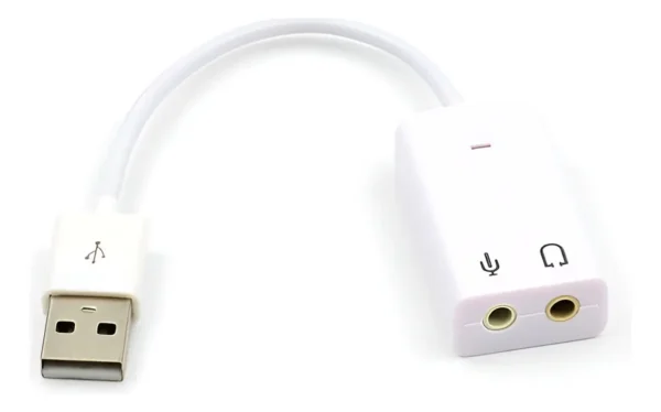Placa de Som USB 2.1 Flexível GENERICO